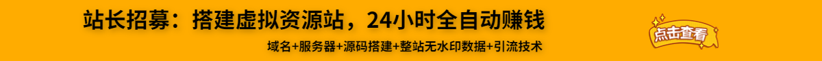 加入合伙人，自己做站长，24小时自动赚钱
