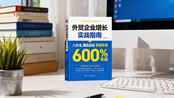 外贸企业增长实战指南，八步法、爆品选品、营销布局，业绩增长300%